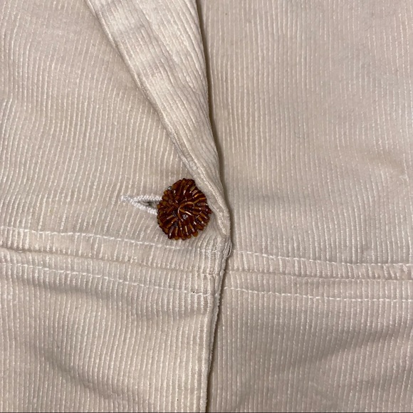 Corduroy embroidered blazer jacket - Picture 8 of 10